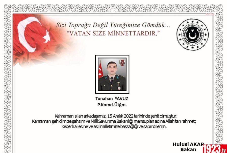 ŞEHİT HABERİ 1